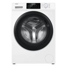 海尔（Haier）-8公斤 40cm超薄洗脱一体机白色/黑色滚筒洗衣机全自动 变频嵌入式 大桶径智能预约 白色8公斤超薄洗衣机