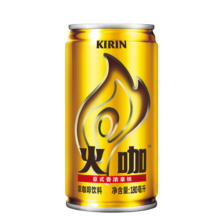 怡宝 麒麟（KIRIN）火咖 意式香浓咖啡饮料 180ml*24罐装 整箱
