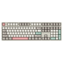 ikbc C200键盘cherry轴樱桃键盘机械键盘电脑办公游戏键盘蜜粉容霜87键有线红轴