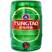 京东百亿补贴：TsingTao 青岛啤酒 经典1903 5L 铁桶装