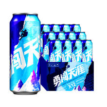 雪花 勇闯天涯 啤酒 500ml*12听 年货节送礼