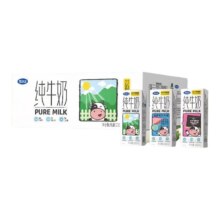 完达山 纯牛奶200ml*24盒