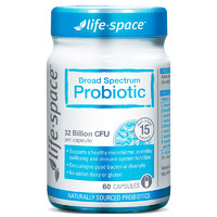 life space 成人广谱益生菌 60粒*1瓶