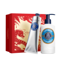 欧舒丹乳木果套装礼盒(身体乳+护手霜)滋润保湿防干裂易吸收新年礼物