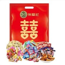 PLUS会员：阿尔卑斯 徐福记结婚庆喜糖果零食散装混合多种口味 500g/袋约60颗