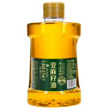需首单：格琳诺尔 一级亚麻籽油 食用油909ml 内蒙古特产冷榨炒菜胡麻油