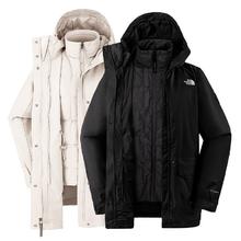 百亿补贴：THE NORTH FACE 北面 FW24600蓬Dryvent面料鹅绒内胆三合一冲锋衣中长款89YP