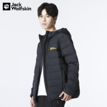 Jack Wolfskin狼爪羽绒服男秋冬户外运动防风保暖700蓬羽绒外套5222231 231-6000/黑色 建议拍大一码 L (180) 100A/充绒量：125G