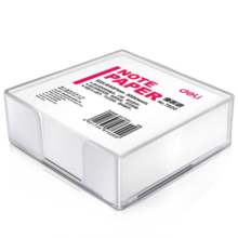 【全网低价】得力(deli)91×87mm/300页带盒便签纸便条纸便签本办公用品 7600
