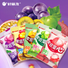 好丽友 果滋果心糖果QQ糖注心水果汁软糖  任选6袋
