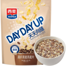 SEAMILD 西麦 高纤黑麦燕麦片 450g