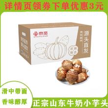 京东PLUS：京觅 山东牛奶小芋头 净重4.5斤 中果30g-60g