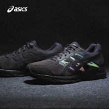 亚瑟士ASICS男鞋网面跑鞋缓震透气运动鞋轻量跑步鞋GEL-CONTEND 4 黑色/黑色 40.5
