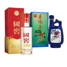 88VIP会员：国窖1573 52度375ml+景芝景阳春小老虎39度500ml