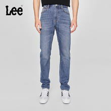 Lee25早春新品709修身中腰锥形五袋款中蓝色男牛仔裤潮流A08109