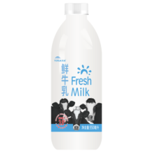 天润（TERUN）TERUN 新疆产地 鲜牛乳3.8g巴氏杀菌鲜奶家庭生鲜装950ml*1瓶