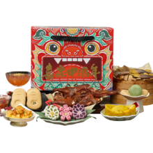 知味观年货熟食糕点礼盒 1815g