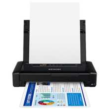 爱普生（EPSON）WF-110 打印机 A4彩色喷墨打印机 无线办公 内置电池 USB/车载供电（WF-100升级款）