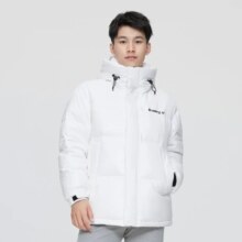 波司登 情侣装羽绒服 时尚运动 短款连帽 男女同款