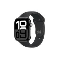 Apple 苹果 Watch Series 10 智能手表 GPS款 46mm 亮黑色 黑色橡胶表带 M/L