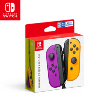 Plus:Nintendo Switch任天堂 国行Joy-Con游戏机专用手柄 NS周边配件 左紫右橙震动手柄港版日版可用