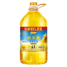 金龙鱼 食用油 自然优+葵花籽油6.18L(新老包装交替发货)