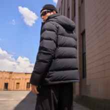 adidas 阿迪达斯 男女冬季休闲保暖连帽鸭绒羽绒服