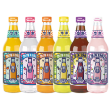 华洋1982汽水 果汁碳酸饮料358ml*6瓶整箱装低糖0脂肪饮品 混合装【6口味各1瓶】358ml*6瓶