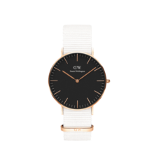 丹尼尔惠灵顿（DanielWellington）DW手表男女情侣表36mm尼龙带欧美石英腕表新年礼物DW00100310