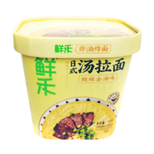PLUS会员:鲜禾 日式汤拉面 128g/桶装＊任选4件