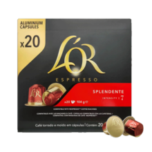L'OR胶囊浓缩黑咖啡 咖啡果香斯波兰登20粒156g 适用雀巢Nespresso