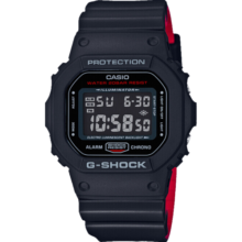 卡西欧（CASIO）手表男G-SHOCK经典小方块系列树脂运动学生手表DW-5600HR-1