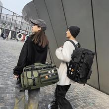 云博士 旅行包大容量包女运动训练包多功能手提双肩包短途行李收纳袋