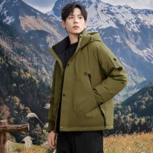雪中飞 男女短款廓形羽绒服
