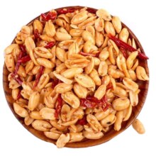 孟锦记 麻辣椒盐油炸花生米 500g
