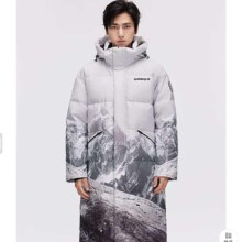 波司登 情侣款廓形长款连帽保暖羽绒服B30143320