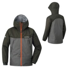 mont·bell男士户外雷行者Thunder Pass防风防雨冲锋衣夹克户外外套1128635 GM/GY深灰色 M