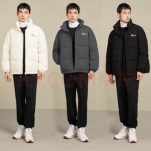 plus会员：GXG男装 白鸭绒拼接立领男羽绒服短外套 24年冬季新品