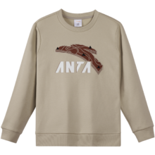 限尺码：ANTA 安踏 儿童加绒套头卫衣 新年款