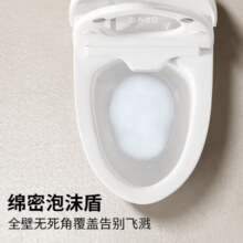 箭牌（ARROW）智能马桶一体机全自动带泡沫盾紫外线杀菌虹吸式家用坐便器 泡沫盾保护/脚感冲水 1133P 400mm