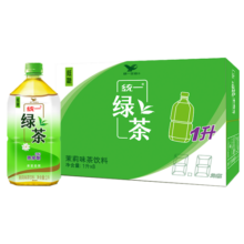 统一 绿茶 1L*8瓶 整箱装 调味茶饮料（新老包装随机发货）