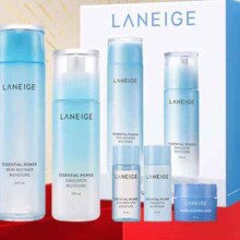 京东百亿补贴、plus会员:兰芝（LANEIGE）水衡凝肌水乳护肤品套盒套装礼盒385ml 滋润型 水+乳液+面膜 礼物