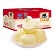 港荣蒸蛋糕整箱早餐软面包480g
