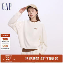 Gap 女装字母logo长袖卫衣 640250