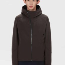 需凑单，plus:KOLON SPORT  男子户外运动登山徒步越野抽绳连帽外套 棕色
