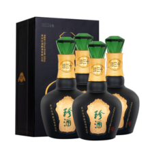 珍酒珍三十 酱香型白酒 53度500ml*4瓶 整箱装 年货送礼