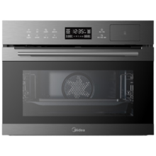 美的（Midea）嵌入式蒸烤箱一体机 55L大容量搪瓷内胆家用蒸箱烤箱 蒸烤炸三合一 智能NFC BS5055W厨房家电