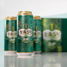 雪花 全麦5号 12.5度 醇厚型啤酒 500ml*12听