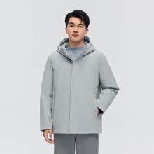 波司登 冬季商务休闲连帽防寒中年羽绒服男