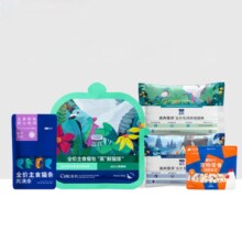 需换购：蓝氏猫零食猫条餐包 蒸鲜猫饭50g*1+冻干鸡肉粒35g*1+主食猫条16g*6+烘焙猫粮50g*2